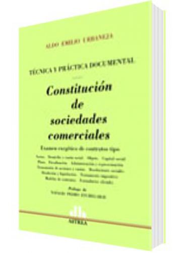 CONSTITUCIÓN DE SOCIEDADES COMERCIALES ..