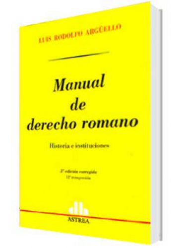 MANUAL DE DERECHO ROMANO