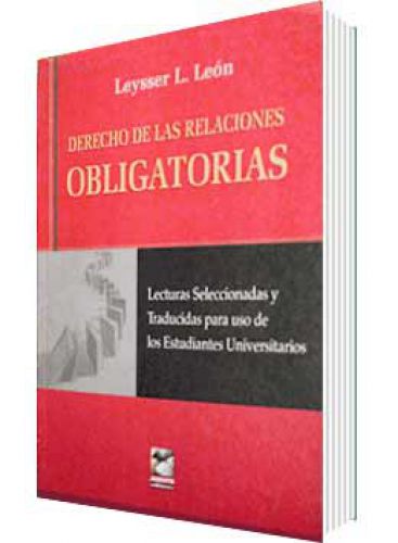 DERECHO DE LAS RELACIONES OBLIGATORIAS