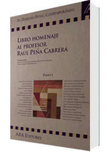 EL DERECHO PENAL CONTEMPORÁNEO TOMO I Y..