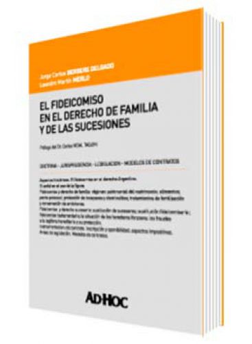 EL FIDEICOMISO EN EL DERECHO DE FAMILIA Y DE LAS SUCESIONES 