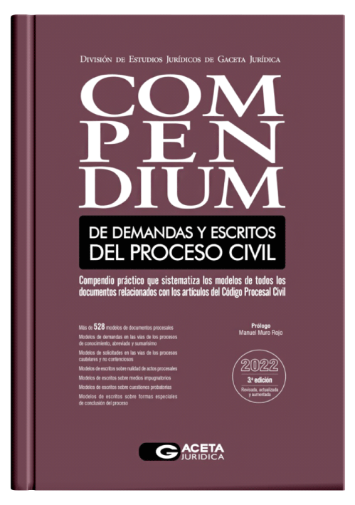 COMPENDIUM DE DEMANDAS Y ESCRITOS DEL PROCESO CIVIL