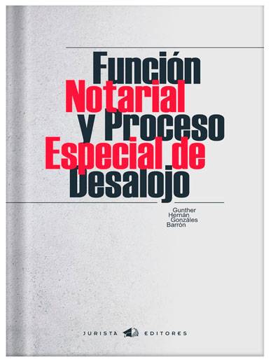 FUNCIÓN NOTARIAL Y PROCESO ESPECIAL DE ..