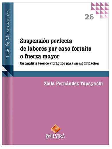 SUSPENSIÓN PERFECTA DE LABORES POR CASO..