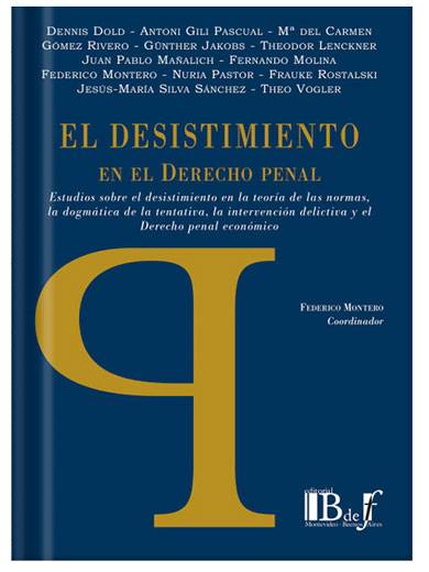EL DESISTIMIENTO EN EL DERECHO PENAL..
