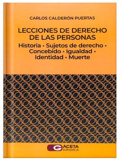 LECCIONES DE DERECHO DE LAS PERSONAS..