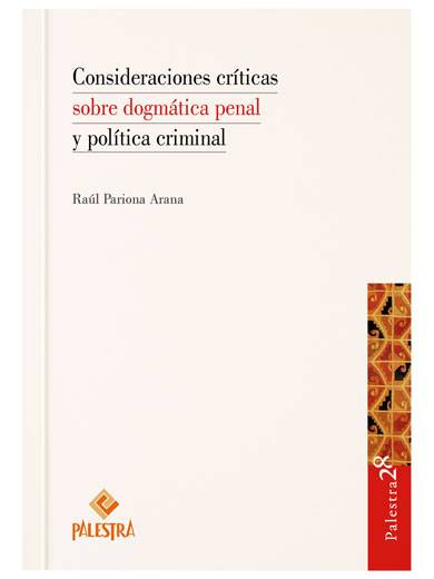 CONSIDERACIONES CRÍTICAS SOBRE DOGMÁTI..