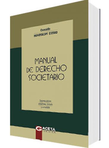 MANUAL DE DERECHO SOCIETARIO..