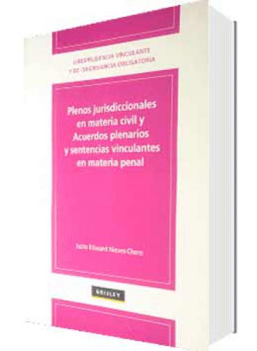 PLENOS JURISDICCIONALES EN MATERIA CIVIL..